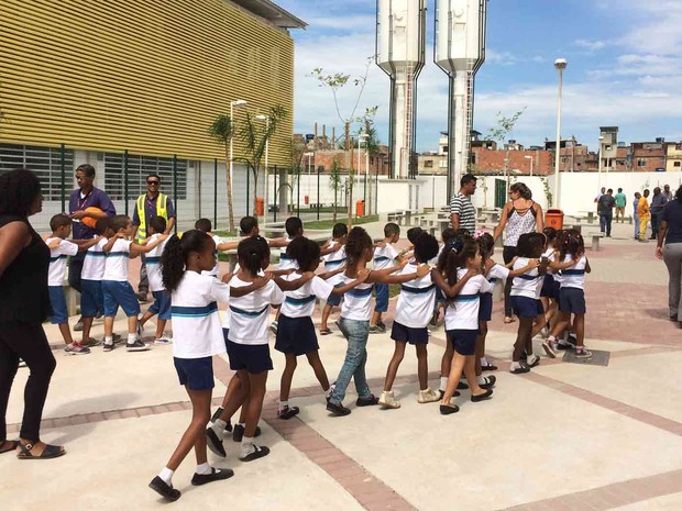 Prefeitura do Rio inaugura quatro Escolas do Amanhã no novo Campus Educacional da Maré (Foto: Fernanda Rouvenat/ G1)