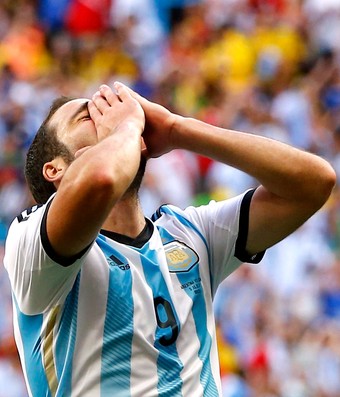 Higuain - argentina x bélgica (Foto: Reuters) Higuain - argentina x bélgica (Foto: Reuters)