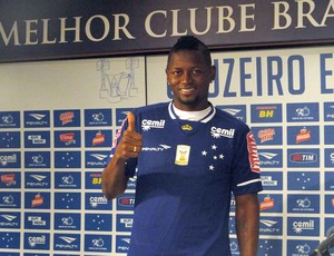 Riascos, novo atacante do Cruzeiro.