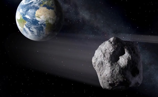 2012 DA14 - Asteroide de 50 metros vai passar muito perto da Terra em 15 de fevereiro (Foto: Reprodução/NASA)