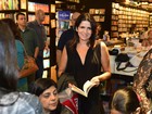 Malu Mader, Cláudia Abreu e outros famosos participam de leitura de livro