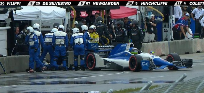 Indy, acidente, Francesco Dracone, mecânico, GP de Lousiana (Foto: Reprodução)