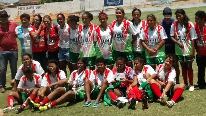 Seleção de São José do Mipibu futebol feminino (Foto: Divulgação)