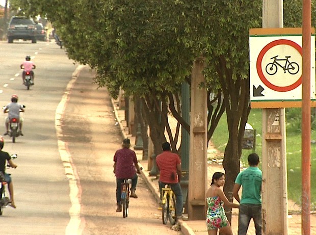 Ciclovias em Rio Branco (Foto: Reprodução TV Acre)