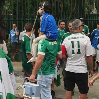 Murilo Gonçales: Garoto que emocionou palmeirenses comemora fama de pé quente