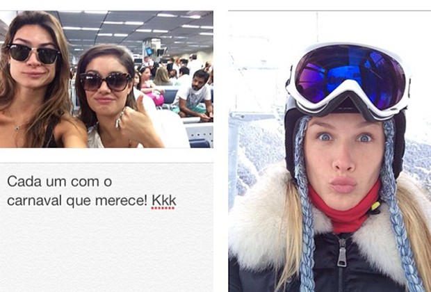 CHATEADAS? SOPHIE E THAILA BRINCAM COM FIORELLA (Foto: Reprodução/instagram) CHATEADAS? SOPHIE E THAILA BRINCAM COM FIORELLA (Foto: Reprodução/instagram)
