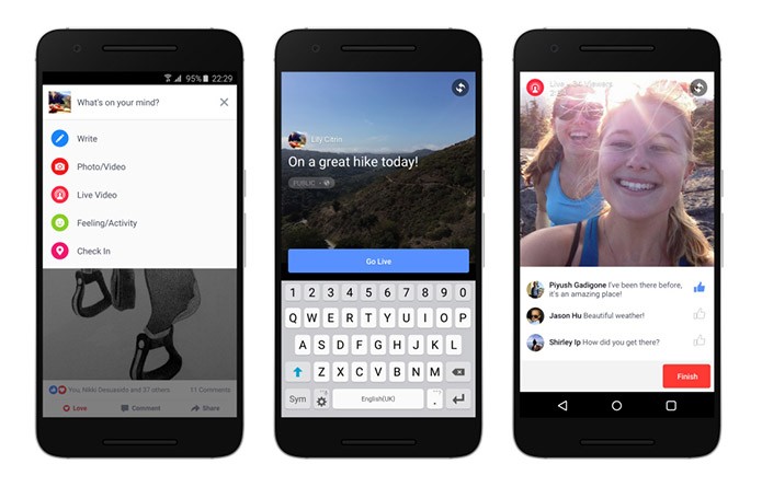 Facebook se prepara para liberar vídeo ao vivo no Android (Foto: Divulgação)