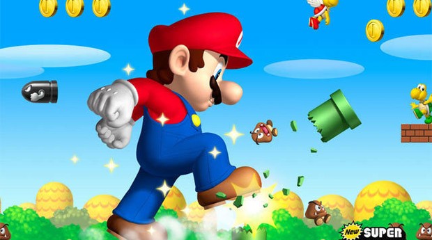 Jogue New Super Mario Bros. (EUA), um jogo de Mario bros