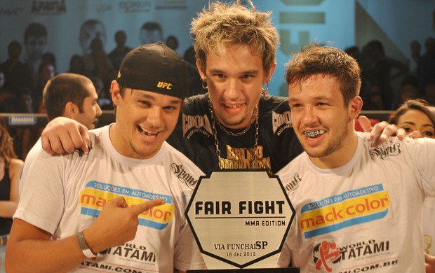 Kiko, Leandro e Bruno, MMA (Foto: João Gabriel / Globoesporte.com)