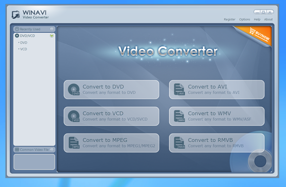 screenshot de WinAVI Video Converter