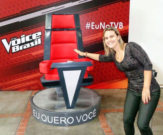 Renata Florio esteve no The Voice! (Foto: Reprodução Internet)