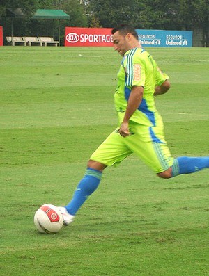 Daniel Carvalho no treino do Palmeiras (Foto: Rodrigo Faber / Globoesporte.com)