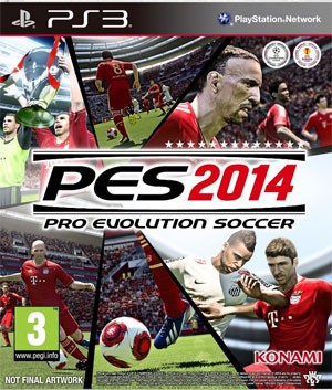 Capa provisória de 'Pro Evolution Soccer 2014' (Foto: Divulgação/Konami)