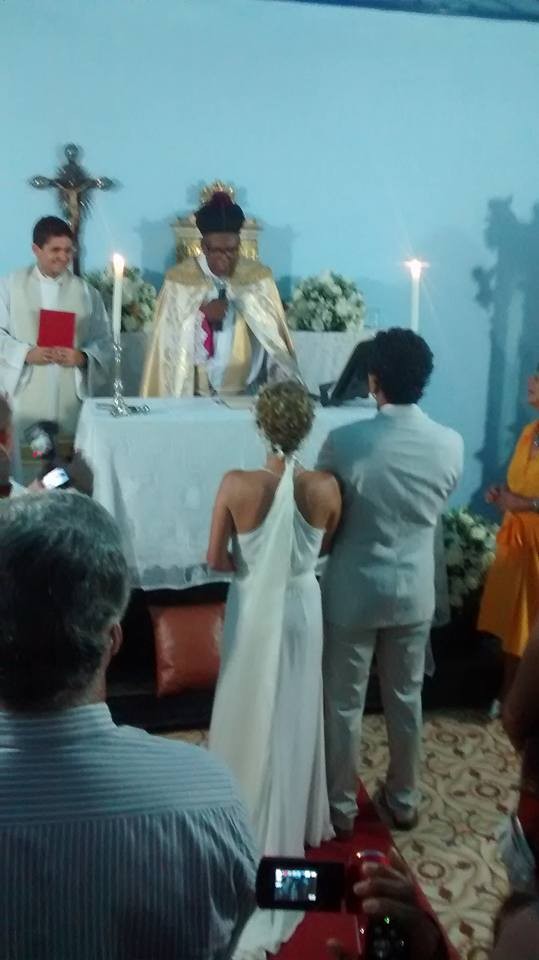 Casamento Marcos Palmeira e Gabriela Gastal (Foto: Reprodução/ Facebook)