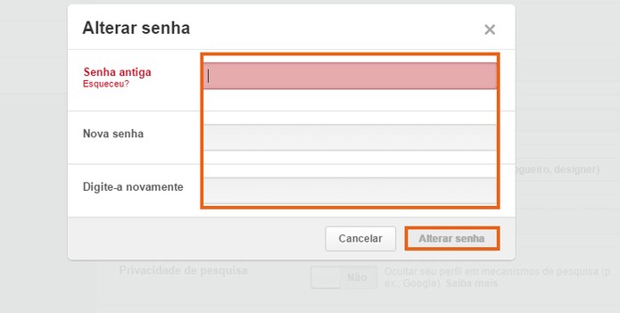 Digite o novo código do Pinterest e confirme a ação (Foto: Reprodução/Barbara Mannara)