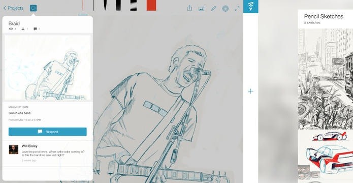 Use o Adobe Sketch para soltar o artista dentro de você (Foto: Divulgação/AppStore)