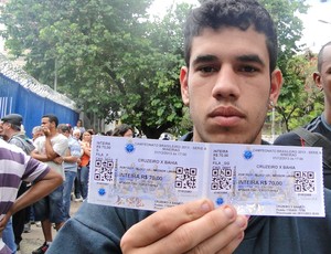 Venda de Ingressos Cruzeiro (Foto: Gabriel Duarte)