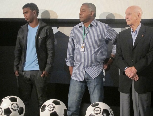 Luiz Antonio, Andrade e Fernandinho: Filme sobre Copa União 87 (Foto: Thiago de Lima / Globoesporte.com)