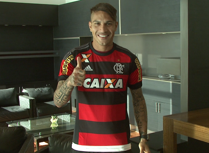 Paolo Guerrero; Flamengo (Foto: Reprodução/SporTV)