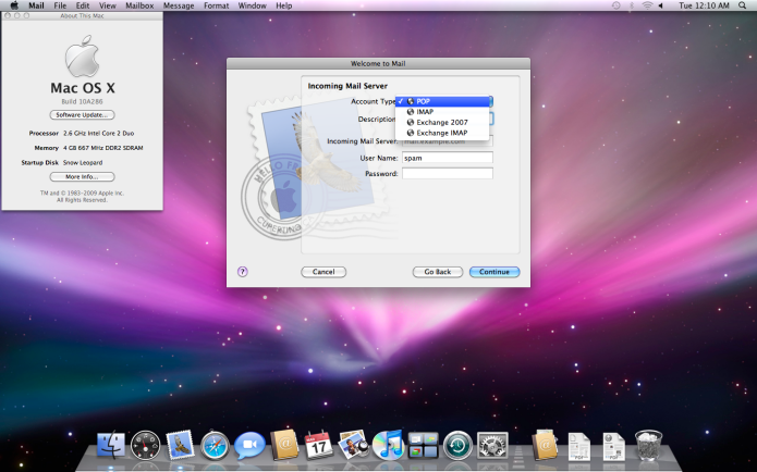 mac osx 10.6