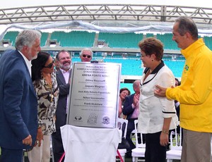 Dilma Rousseff presidente na arena fonte nova (Foto: Manu Dias / GOVBA) Dilma Rousseff presidente na arena fonte nova (Foto: Manu Dias / GOVBA)