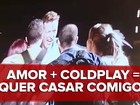 Coldplay em São Paulo tem pedido de casamento e coro de 45 mil fãs
