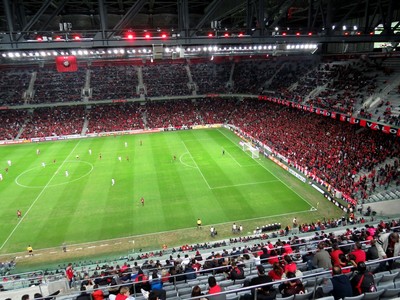 Arena da Baixada Atlético-PR São Paulo (Foto: Fernando Freire)