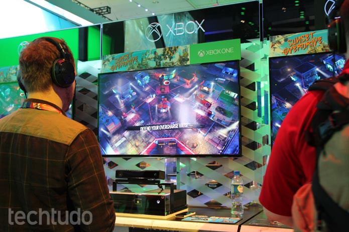 Sunset Overdrive é um dos principais lançamentos da Microsoft na E3 2014 (Foto: Felipe Vinha/ TechTudo) Sunset Overdrive é um dos principais lançamentos da Microsoft na E3 2014 (Foto: Felipe Vinha/ TechTudo)