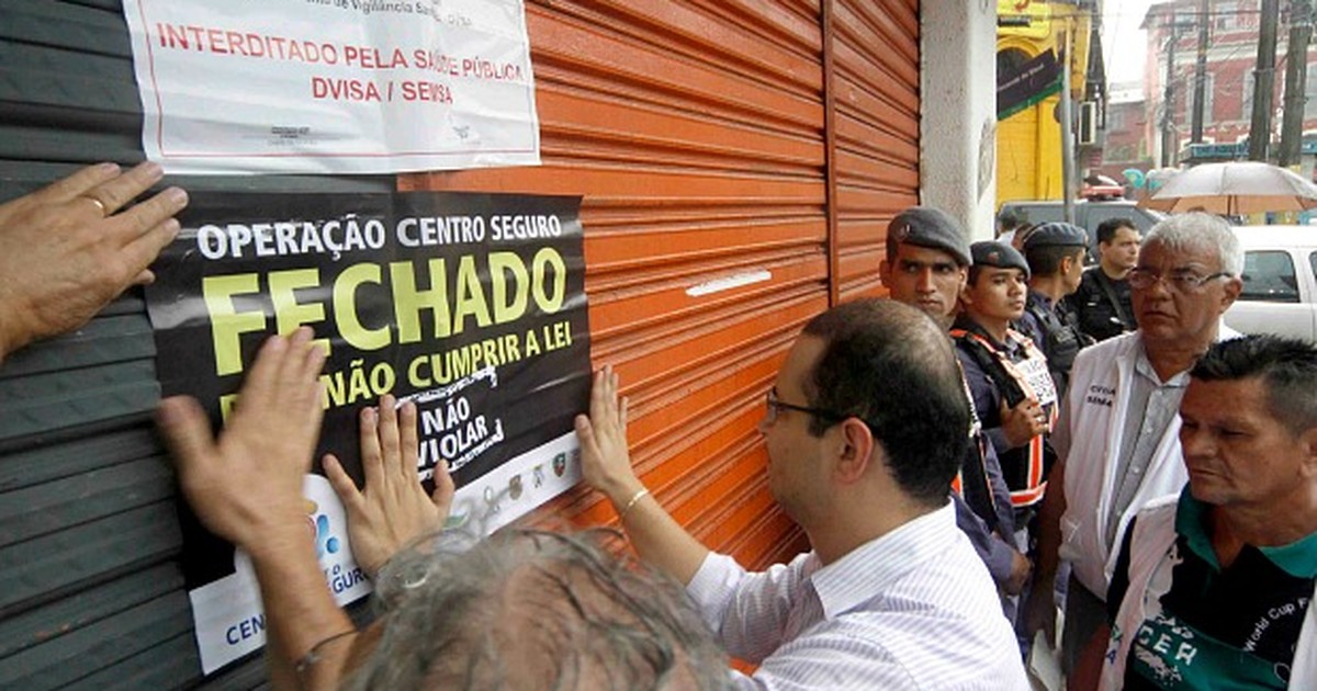 G1 Quatro bares são interditados no Centro de Manaus notícias em