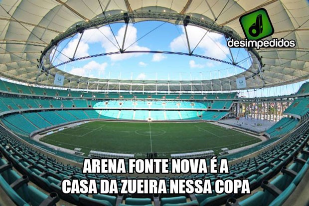 Arena Fonte Nova é a casa dos gols (Foto: Reprodução/Facebook)