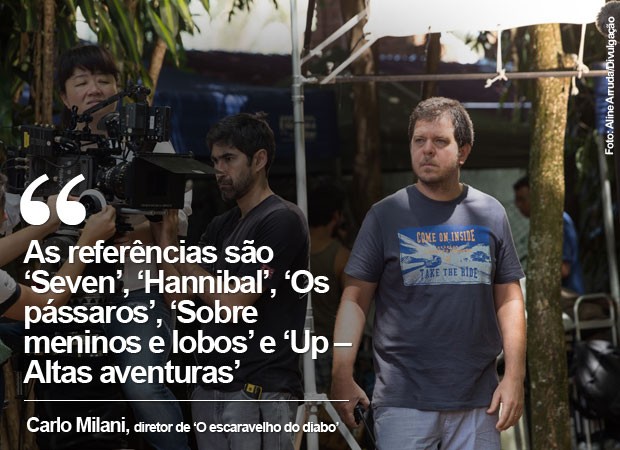 Carlo Milani, diretor de 'O escaravelho do diabo', fala sobre o filme' (Foto: Aline Arruda/Divulgação) Carlo Milani, diretor de 'O escaravelho do diabo', fala sobre o filme' (Foto: Aline Arruda/Divulgação)