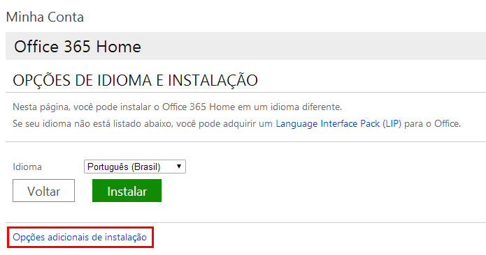 Download do Office 365 de 32 bits (Foto: Reprodução/Helito Bijora)