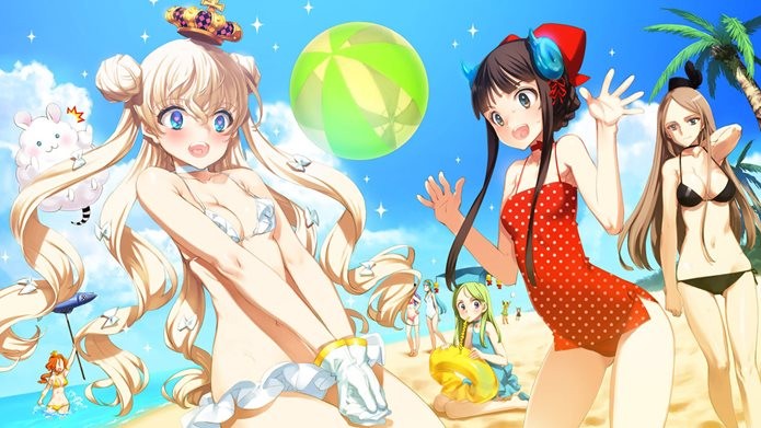 Em Eiyuu Senki, figuras históricas são garotas de anime (Foto: Divulgação / MAGES)