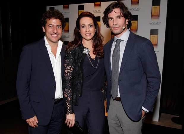 Pedro Escudero, Simone Duailibi e Maximiliano Vaccaro (Foto: Marcos Rosa/Ed.Globo)