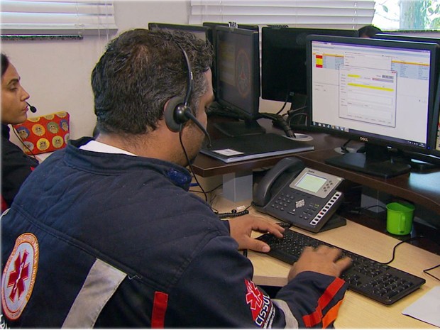 Em cada 10 ligações para o Samu em Varginha, menos de uma resulta em atendimento real (Foto: Reprodução EPTV)