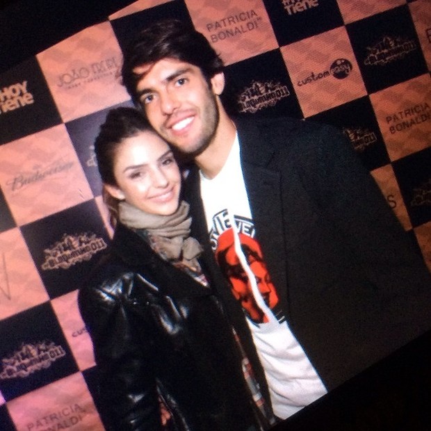 Carol Celico e Kaká em festa em São Paulo (Foto: Instagram/ Reprodução)