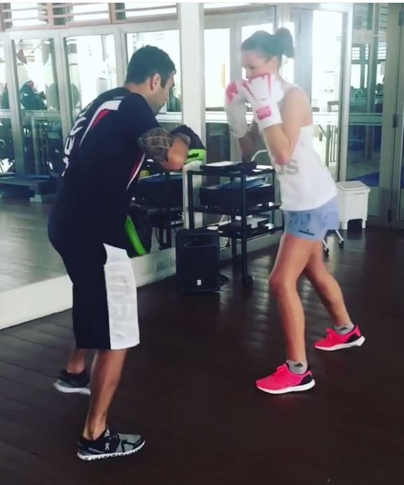 Bruna Marquezine treina com Chico Salgado (Foto: Reprodução/Instagram)