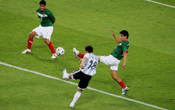 Maxi Rodríguez, Argentina vs. México, Mundial 2006 (Foto: Getty Images)