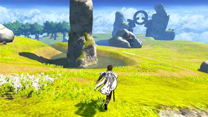 Tales of Zestiria e sua exploração de mapa (Foto: Divulgação/Bandai Namco)