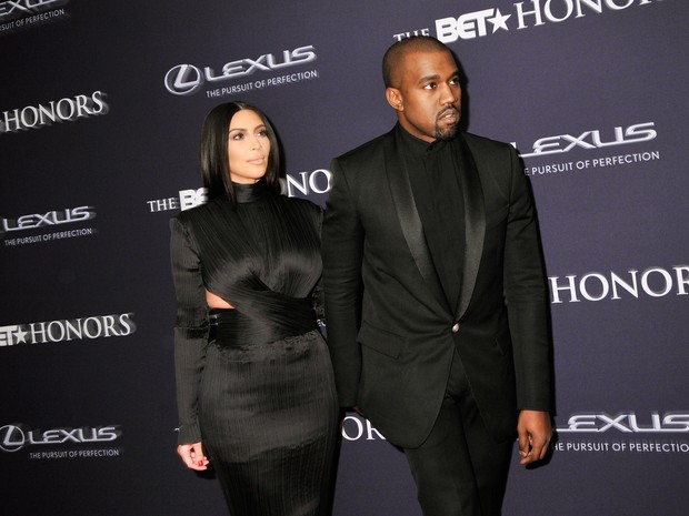 Kim Kardashian e Kanye West em premiação em Washington, nos Estados Unidos (Foto: Kris Connor/ Getty Images)