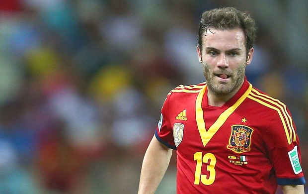 Juan Mata jogando pela Espanha (Foto: Getty Images)