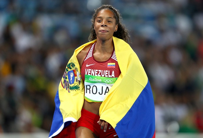Yulimar Rojas, de 20 anos, conquistou a prata (Foto: Shaun Botterill/Getty Images)