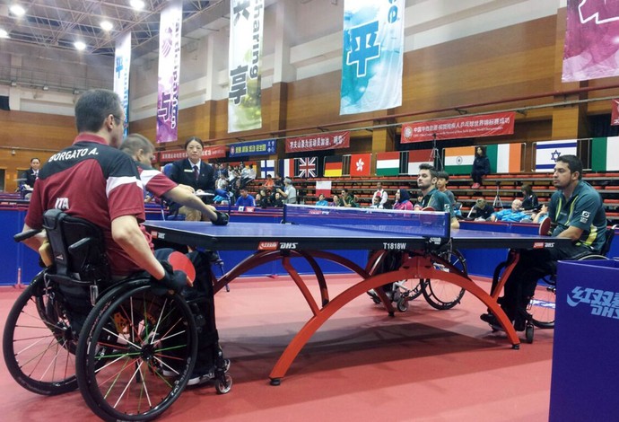 Bruno e Aloisio tênis de mesa mundial paralimpico (Foto: Divulgação / CBTM)