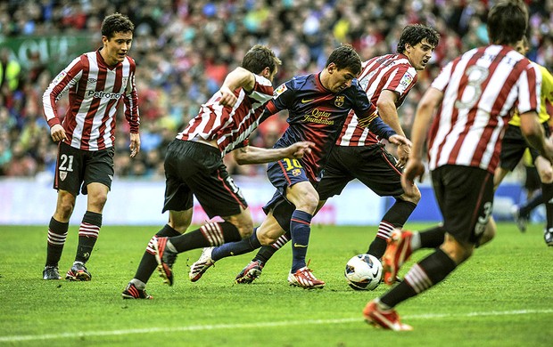 lionel messi barcelona gol Atlético Bilbao (Foto: Agência EFE)