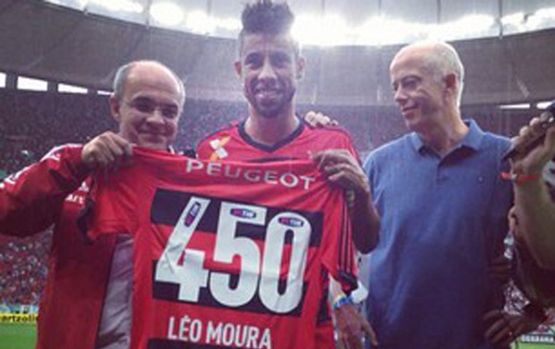 Leo Moura 450 jogos (Foto: Reprodução Instagram)