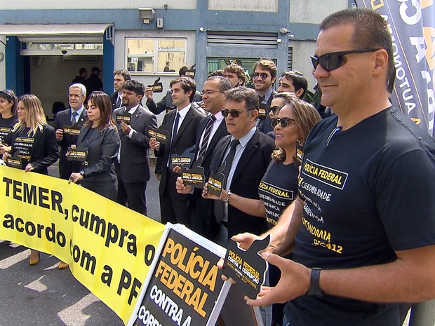 G1 Delegados Da Pf Em Minas Gerais Fazem Protesto Em Belo Horizonte Notícias Em Minas Gerais 9334