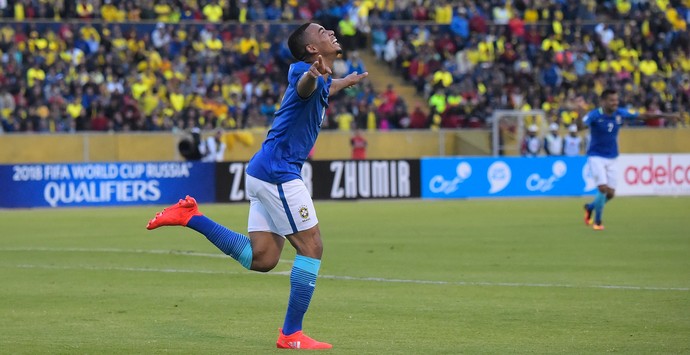 Gabriel Jesus Equador x Brasil (Foto: AFP) Gabriel Jesus Equador x Brasil (Foto: AFP)