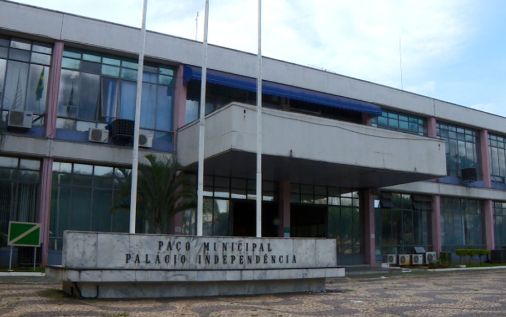 Palácio da Independência, sede da Prefeitura de Valinhos  (Foto: Reprodução EPTV)
