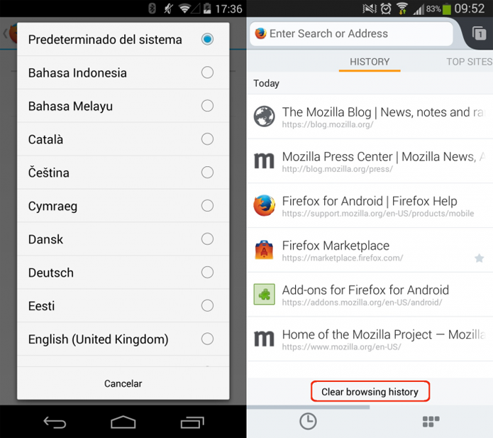 Aplicativo para Android permite trocar idiomas sem reinicializar (foto: The Next Web)