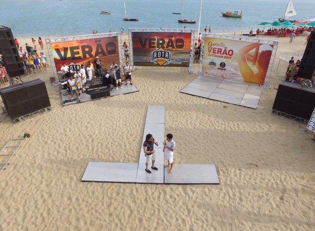 Programa de viagens e aventura da Inter TV ganhou platéia em formato de férias (Foto: Reprodução/ Inter TV Cabugi)